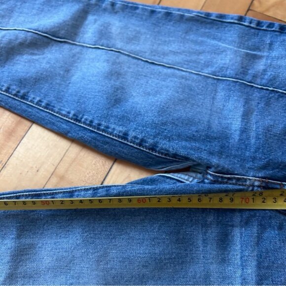 Revice Sz 27 Denim Star Back Exposed Seems Tappered Legs Jeans - Picture 10 of 12